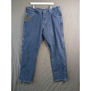 Wrangler RIGGS Workwear Mens 40x34‎ Blue Denim Carpenter Jeans
